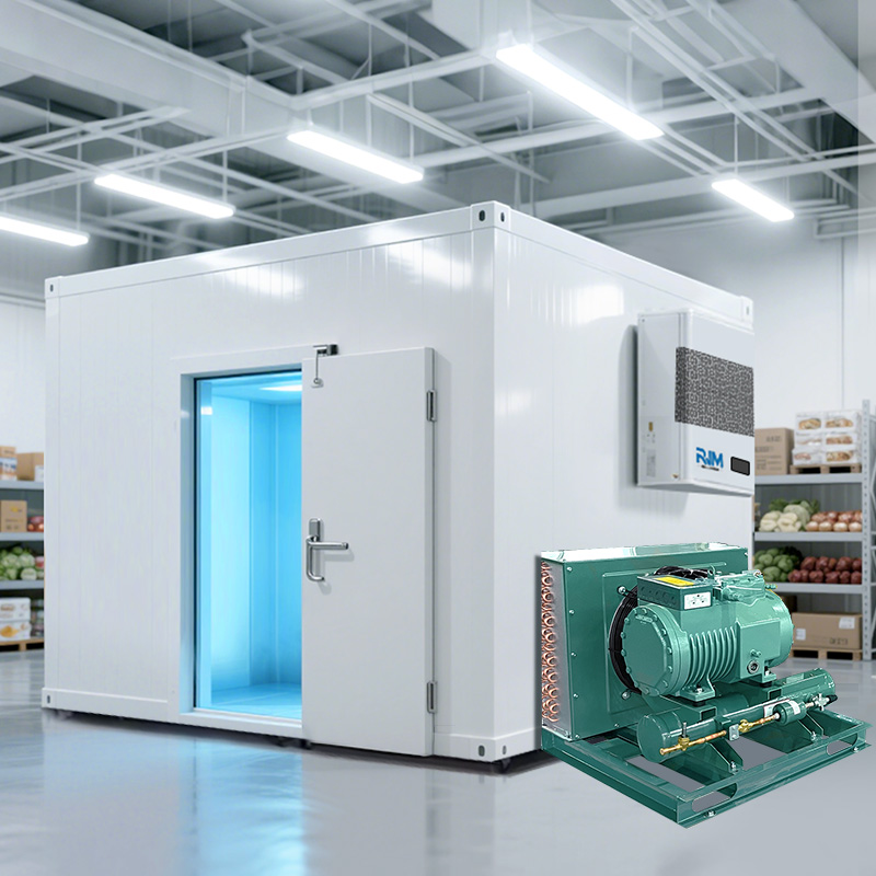Industrial style! A large white cold storage equipped with RIM devices