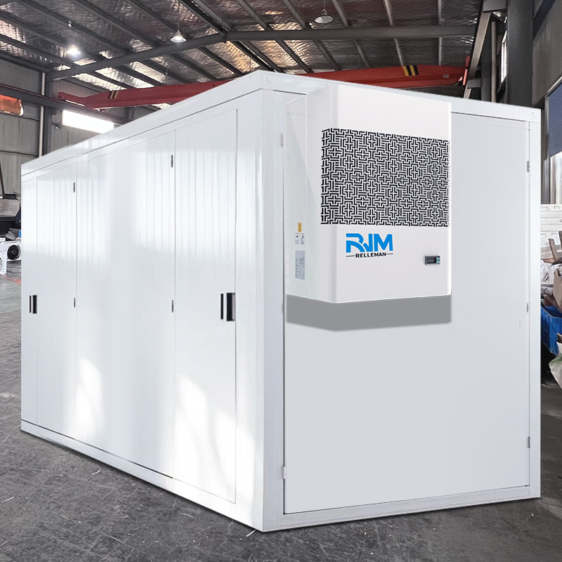 RIM multi-door top-mounted refrigeration integrated machine, large-scale constant-temperature cold chain refrigerated storage box for warehousing